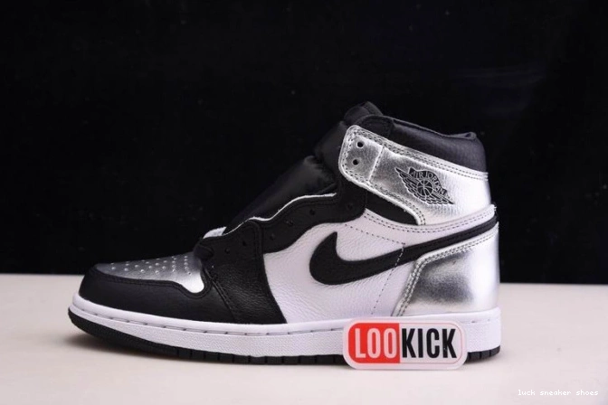 Reps LUCY CD0461-001 JORDAN HIGH WMNS AIR 1 TOE SILVER OG 0713
